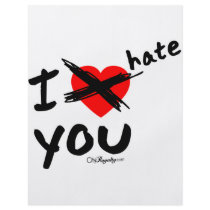 I hate you custom flyer