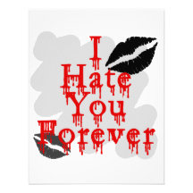 I Hate You Forever Custom Invitation
