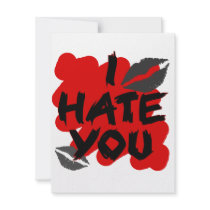 I hate you custom announcement