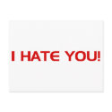 I HATE You postcards