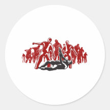 I Hate Zombies Stickers