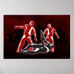 I Hate Zombies Video Game Poster - Gamer shotgun posters