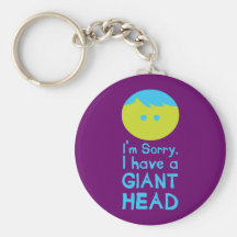 I Have a Giant Head Key Chain