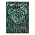 I Have a Lichen for You cards