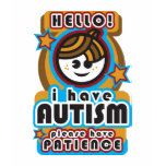 I have autism, please have patience (boy2) t-shirts