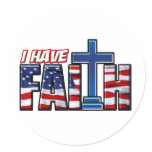 I Have Faith Round Sticker