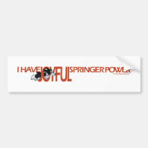 I Have Joyful Springer Power Bumper Stickers