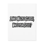 I Have MS, What's Your Excuse? postcards