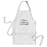 I have no desire to cook tonight aprons
