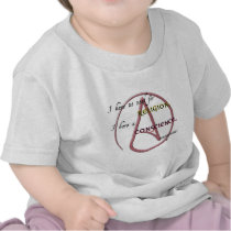 I Have No Need for Religion with Atheist Symbol T Shirt