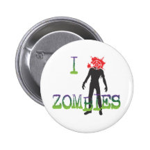 I Headshot Zombies Pinback Button