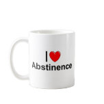 I Heart Abstinence mugs