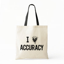 I Heart Accuracy Canvas Bag
