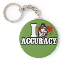 I Heart Accuracy Collectable Keychain $7.50