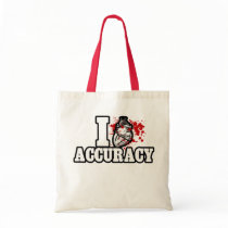 I Heart Accuracy Tote Bag $12.95