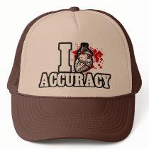 I Heart Accuracy Truckers Hat $17.95 (11 colours)