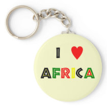 "I Heart Africa" keychain