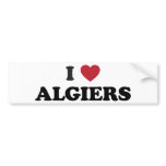 I Heart Algiers Algeria Bumper Stickers