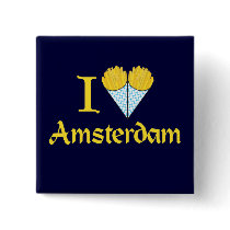 I Heart Amsterdam Pin
