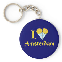 I Heart Amsterdam Key Chain