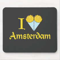 I Heart Amsterdam Mouse Mats