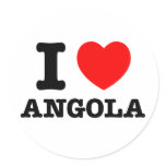 I Heart Angola stickers