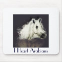 I Heart Arabians mousepads