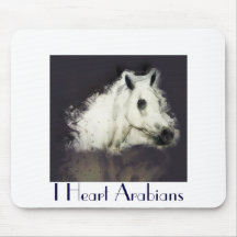 I Heart Arabians Mousepads
