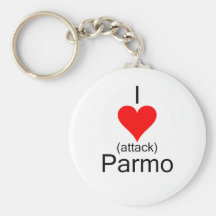 I Heart Attack Parmo Key Chains