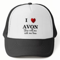 i heart avon ask me how mesh hats