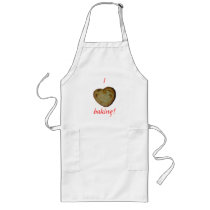 I Heart Baking Chocolate Chip apron