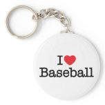 I heart Baseball Key Chains