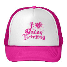 I Heart Baton Twirling Hat