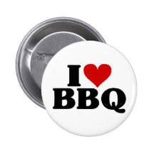 I Heart BBQ Buttons