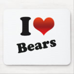 I Heart Bears mousepads