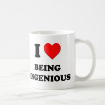 I Heart Being Ingenious Coffee Mugs