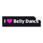 I *heart* Belly Dance bumper stickers