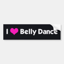 I *heart* Belly Dance Bumper Stickers