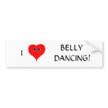 I 'Heart' Belly Dancing Bumper Sticker