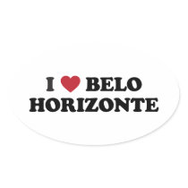I Heart Belo Horizonte Brazil Stickers