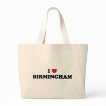 I Heart Birmingham England Canvas Bags