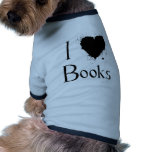 I Heart Books pet clothing