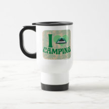 I Heart Camping Coffee Mugs