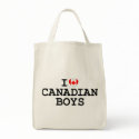 I Heart Canadian Boys bags