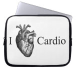 I Heart Cardio Laptop Computer Sleeves