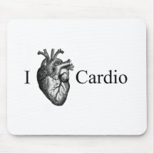 I Heart Cardio Mousepads