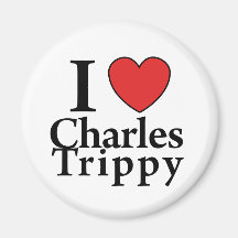 I Heart Charles Trippy Refrigerator Magnet