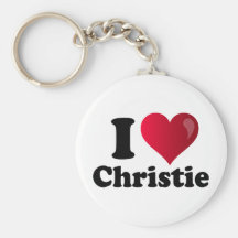 I Heart Chris Christie Key Chains