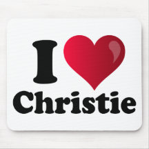 I Heart Chris Christie Mousepad