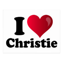 I Heart Chris Christie Post Card